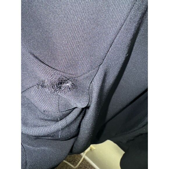 Color Theory Black Blazer Medium 3/4 Sleeve Open Jacket Office Business Work - Picture 5 of 5